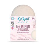 Holland & Barrett KinKind Be KIND! Fragrance Free 2in1 Shampoo & BodyWash Bar 50g- Buy online at McGrocer