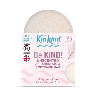 Holland & Barrett KinKind Be KIND! Fragrance Free 2in1 Shampoo & BodyWash Bar 50g- Buy online at McGrocer