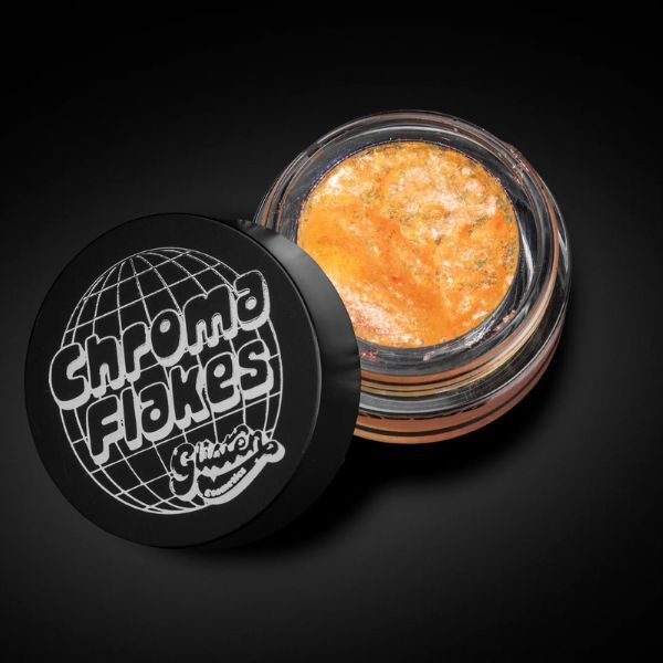 Glisten Cosmetics Flame Chroma Flakes, UK version.