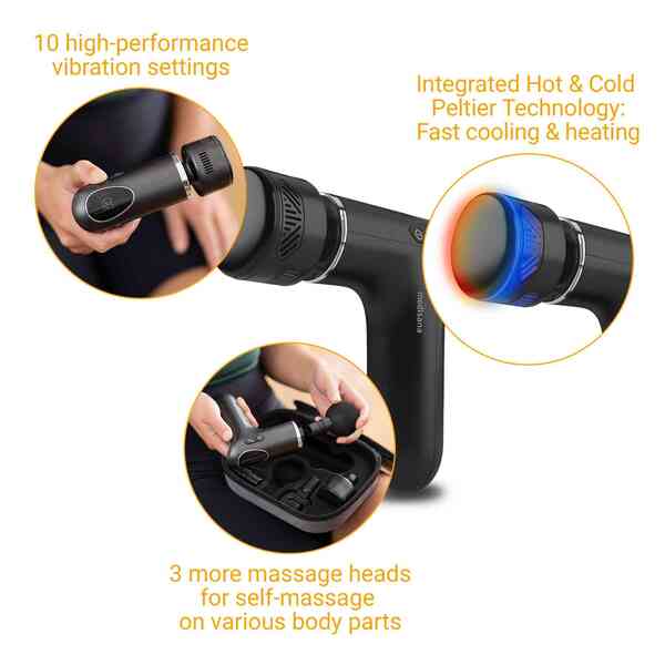 Medisana MG 560 Hot & Cold massage gun, imported from the UK