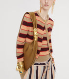 Schiaparelli large leather Soufflé Baguette shoulder bag - British product
