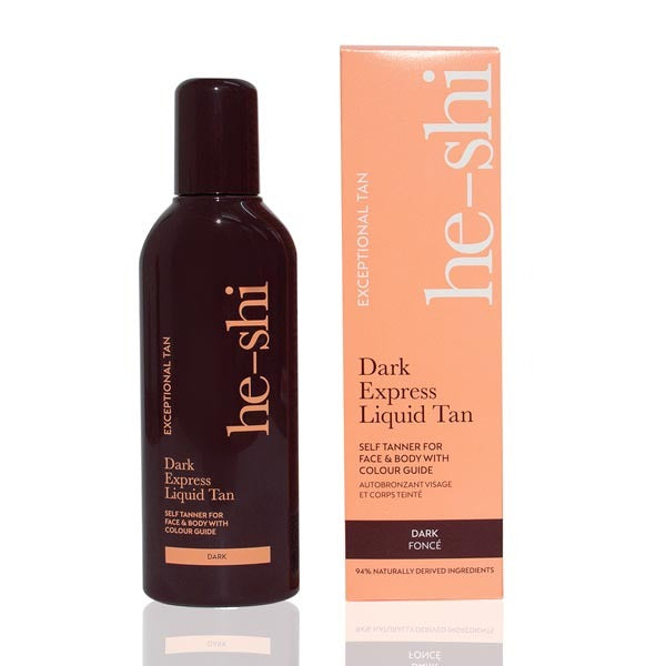 He-Shi Express Liquid Tan Dark 150ml Bottle, UK version