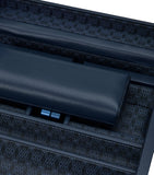 WOLF Earth Watch Box apple leather glass lid, imported from the UK