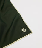 Dunhill mulberry silk cypher logo pocket square 30cm, UK version