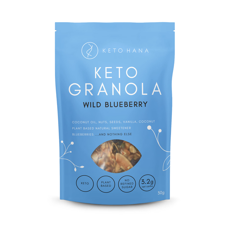 Keto Hana Wild Blueberry Granola 300g - British product