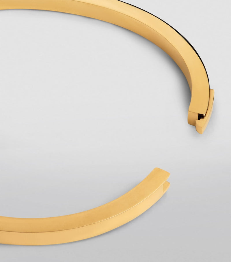 Nialaya gold-plated Simplicity bangle (British brand)