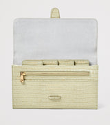 Harrods Classic Travel Wallet in Leather with Removable Compartment and Zipped Pocket- Buy online at McGrocer