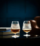 Waterford Connoisseur Aras brandy balloon glasses set of 2 510ml (British brand)