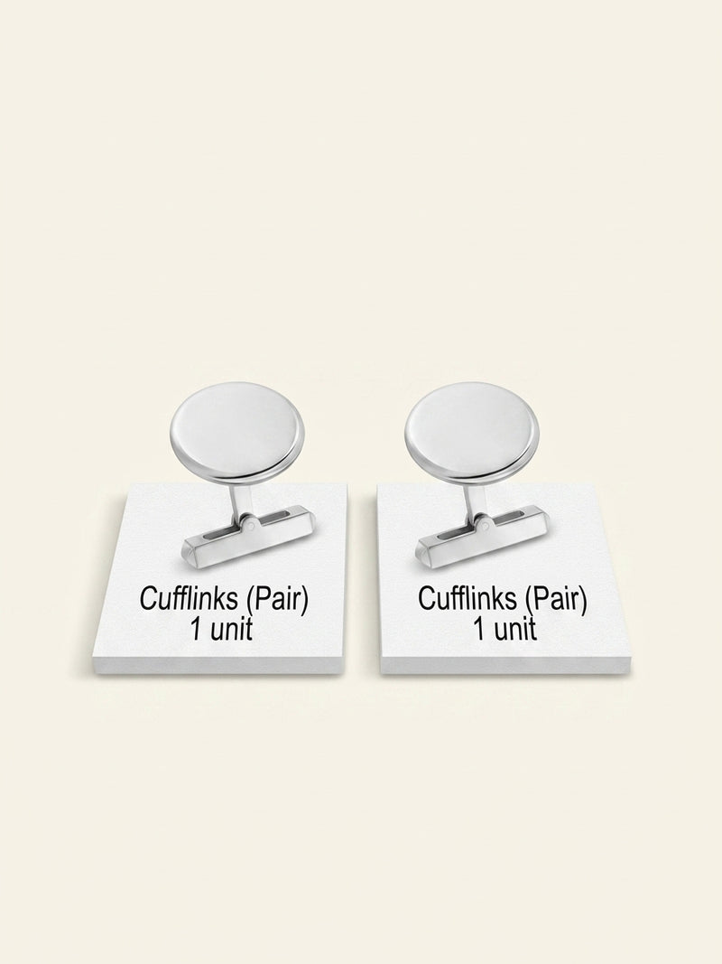 Cartier Ballon Bleu cufflinks with synthetic spinel stone - British product