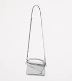 Loewe mini python skin Puzzle Edge handbag, imported from the UK