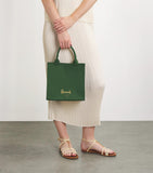 Harrods small cotton logo tote bag, UK version