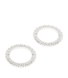 Christofle silver-plated palmettes napkin rings set of two (British brand)