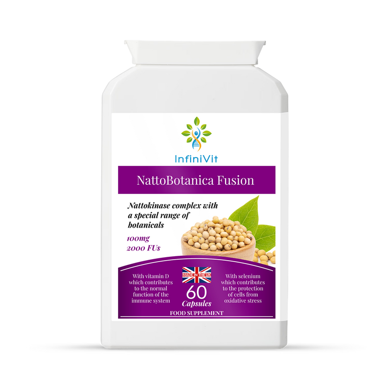 InfiniVit supplement NattoBotanica Fusion 60 capsules (British brand)