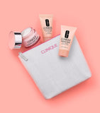 Clinique hydration gift set with 72-hour hydrator, overnight mask, and body lotion - British product