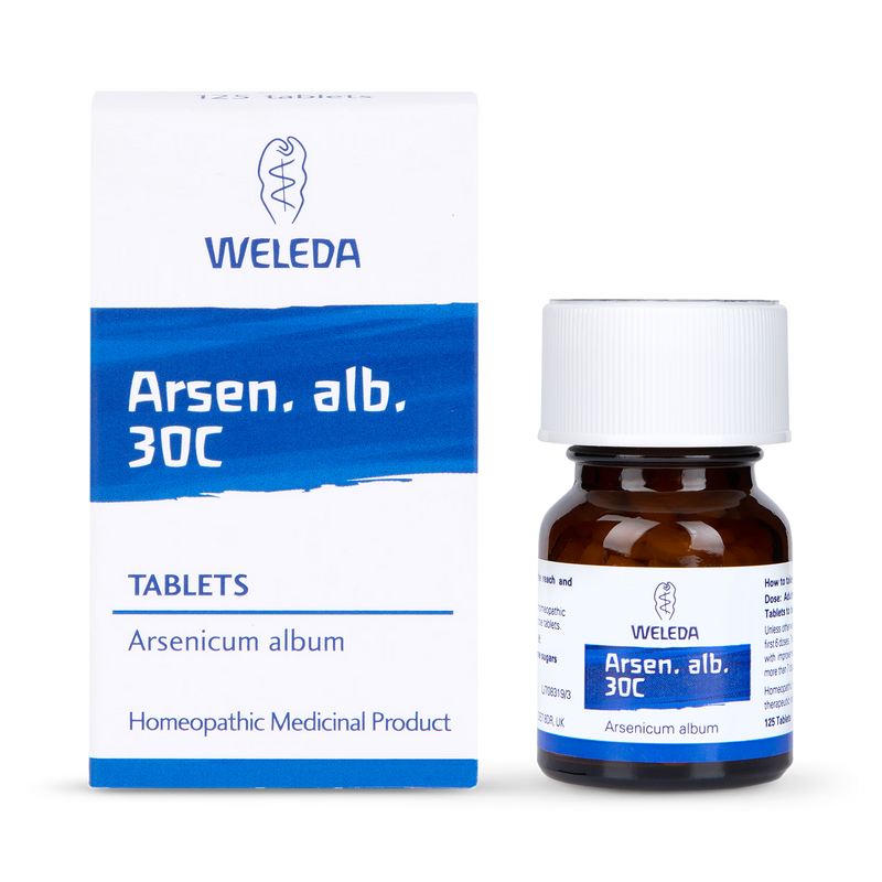 Weleda Arsen Alb 30c tablets 125 count - British product