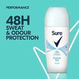 Sure Cotton Dry Anti-Perspirant Roll On 50ml (British brand)