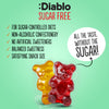 Diablo Sugar Free Gummy Bears assorted 75g, UK version
