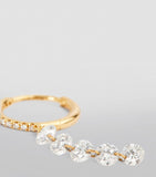 Persée yellow gold diamond single earring, UK version