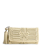 Anya Hindmarch Neeson woven leather clutch bag - British brand