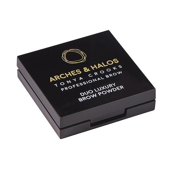 Arches & Halos brow powder Dark Brown (British brand)