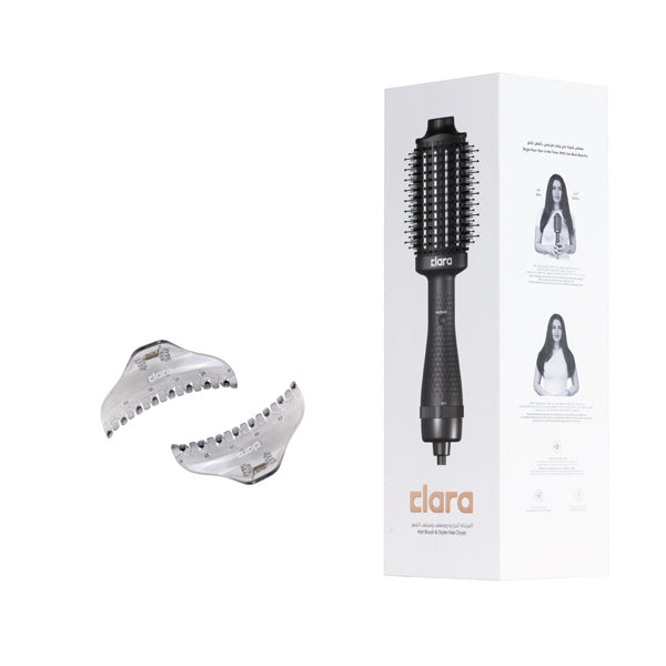 CLARA volumizing ceramic ionic hot brush (British brand)