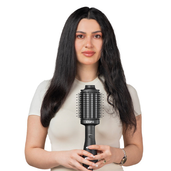 CLARA volumizing ceramic ionic hot brush (British brand)