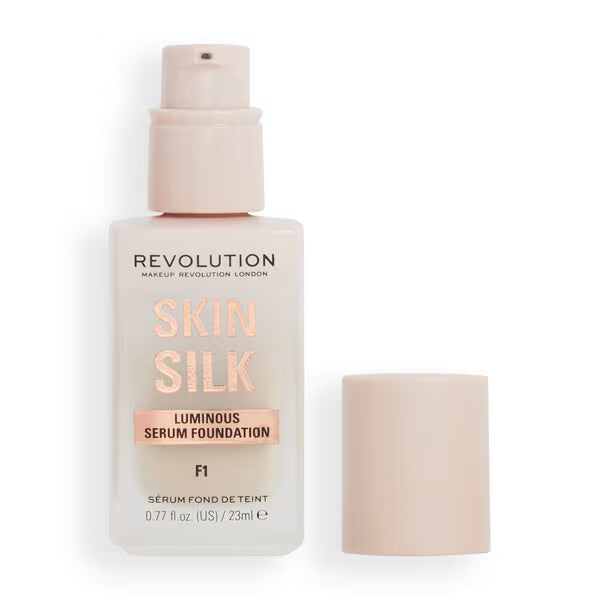 Revolution Skin Silk Serum Foundation F1, imported from the UK