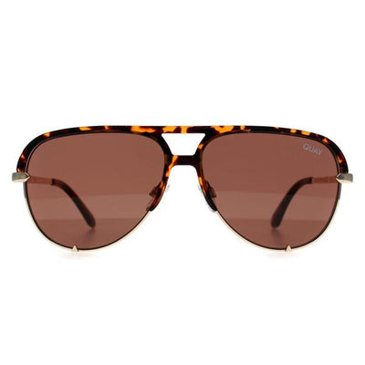 Superdrug Quay High Key Mini Remixed Tortoise Brown Sunglasses- Buy online at McGrocer