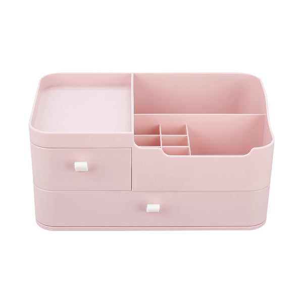 Livingandhome Makeup Organizer Pink Storage Box, UK version