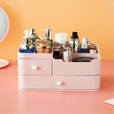 Livingandhome Makeup Organizer Pink Storage Box, UK version