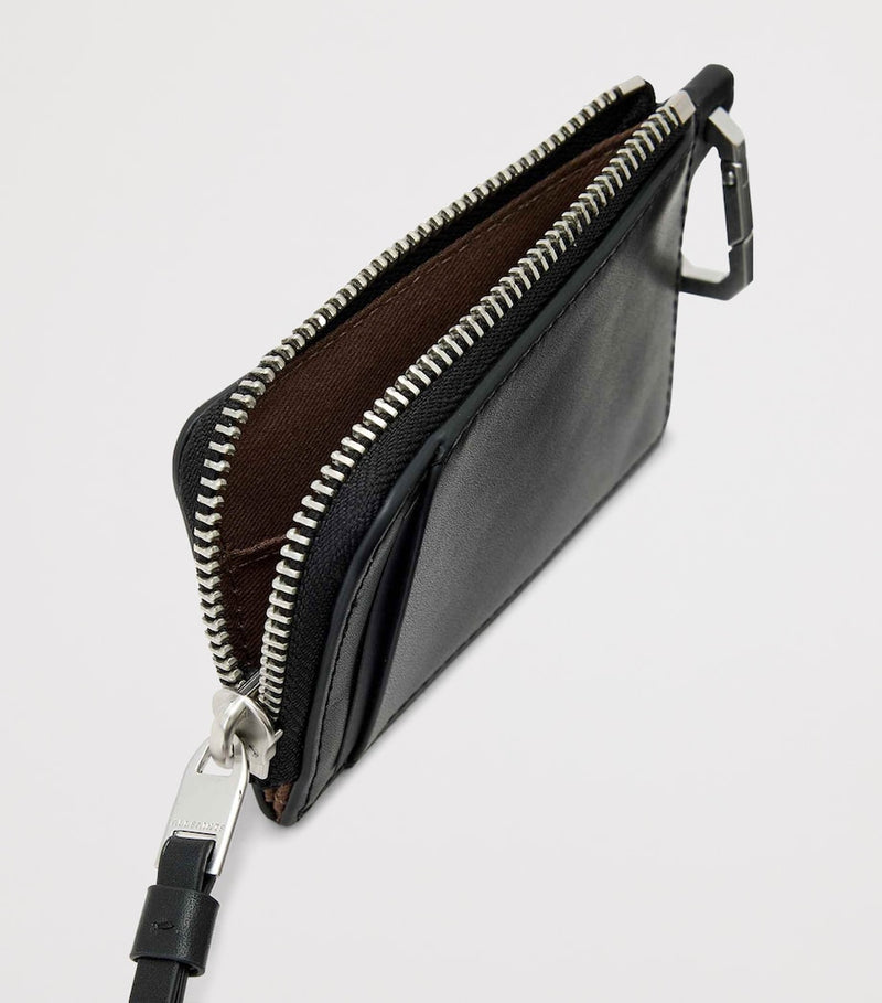 AllSaints Remy wallet compact leather, imported from the UK