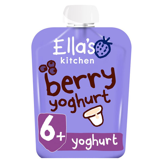 Ella's Kitchen Organic Berry Greek Style Yoghurt Baby Food Pouch 6+ Months 90g GOODS Boots   