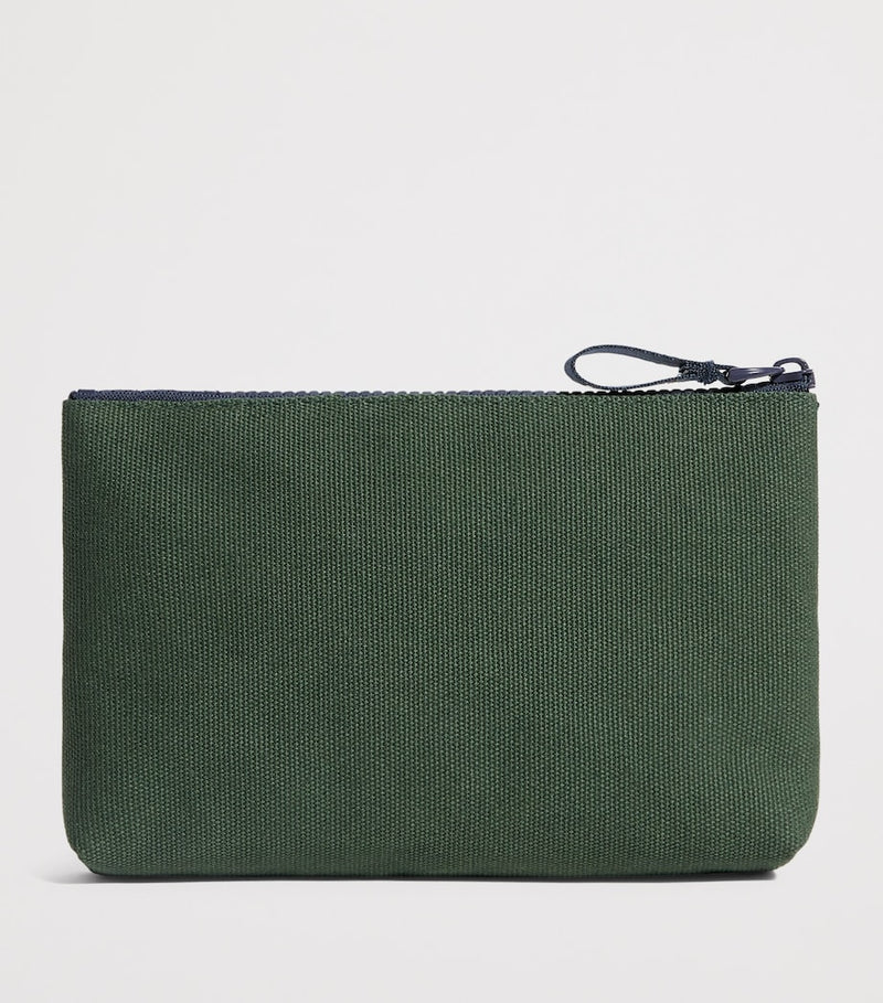 Harrods small cotton logo pouch (British brand)