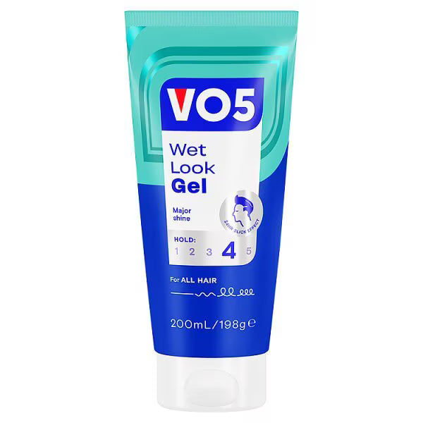 VO5 Wet Look Styling Gel 200ml (British brand)