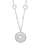 Boodles white gold diamond pendant necklace Circus collection, UK version