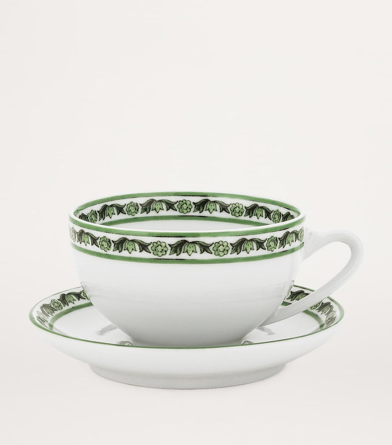 Dolce&Gabbana Casa porcelain teacup and saucer set - British product