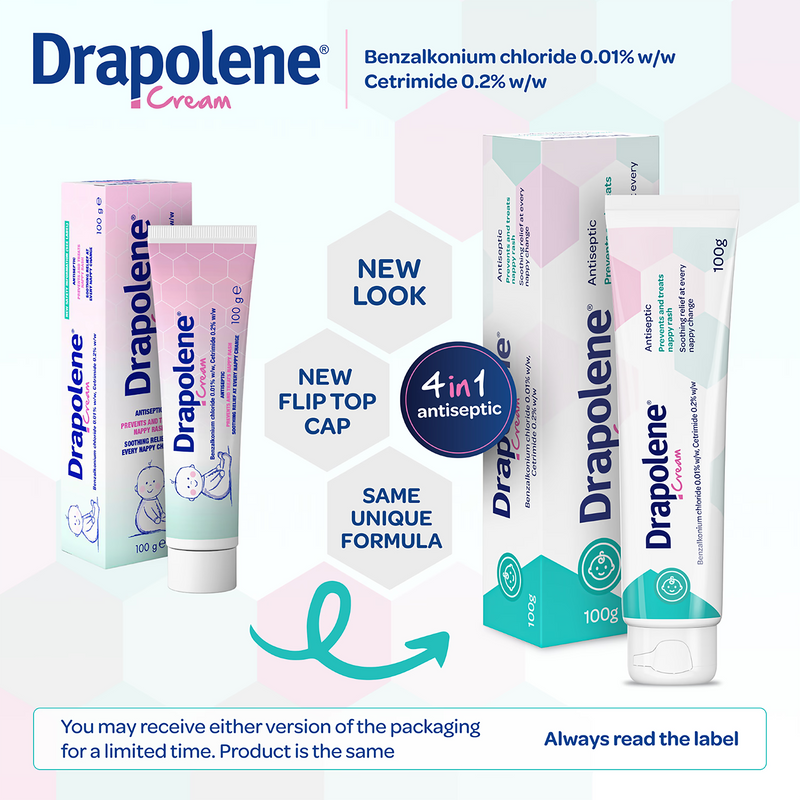 Drapolene Nappy Cream 100 grams - British product