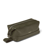 Aspinal of London Reporter leather wash bag, imported from the UK