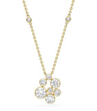 Boodles Raindance diamond necklace 18kt yellow gold (British brand)