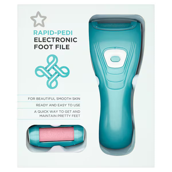 Superdrug Rapid-Pedi Electric Foot File (British brand)