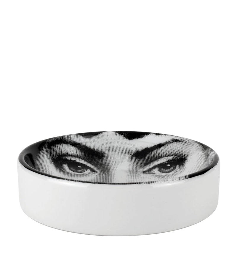 Fornasetti Tema e Variazioni No. 1 porcelain ashtray, imported from the UK