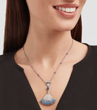 Bvlgari DIVAS' DREAM white gold diamond sapphire necklace - British product
