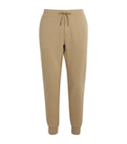 Cashmere and Cotton Blend Sweatpants with Turned-Up Cuffs and Pockets