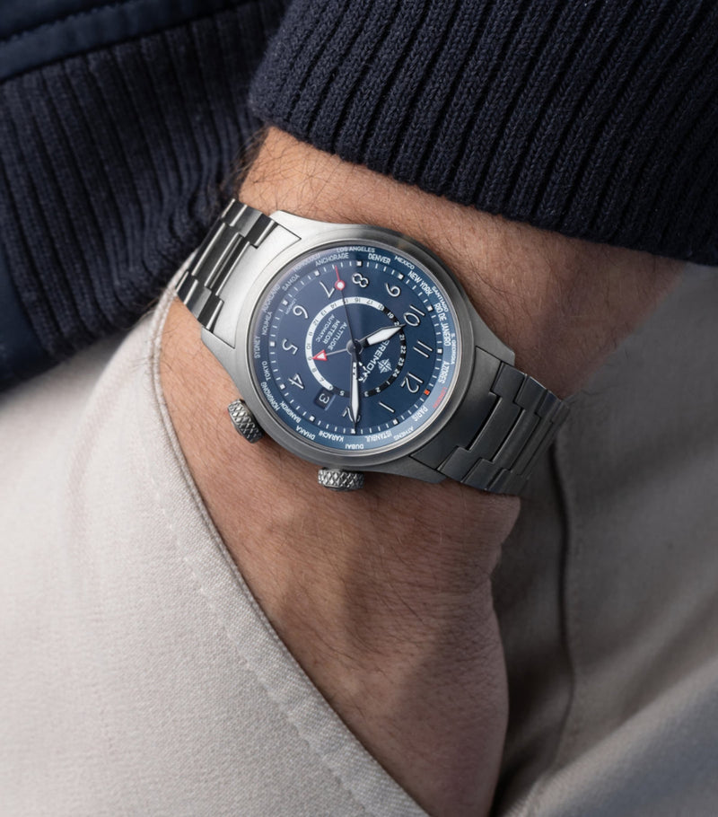 Bremont Titanium Altitude MB Meteor Time Zones watch 42mm, imported from the UK