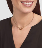 Bvlgari B.zero1 rose gold ceramic pendant - British product