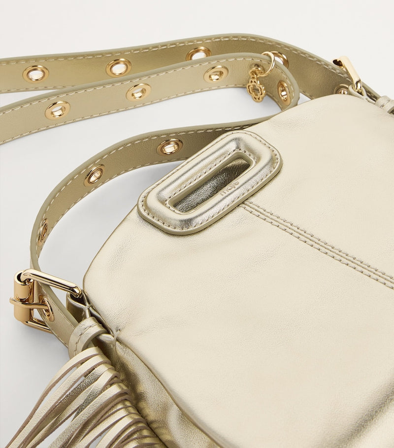 Maje Miss M mini leather shoulder bag (British brand)