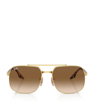 Harrods Ray-Ban Rounded Pilot Sunglasses- Buy online at McGrocer