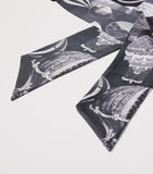 Aspinal of London silk shield skinny scarf, UK version