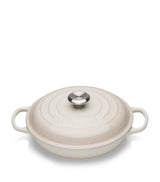 Harrods Le Creuset Cast Iron Shallow Round Casserole Dish 26cm- Buy online at McGrocer