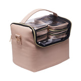 Livingandhome Makeup Case Pink 30cm, imported from the UK